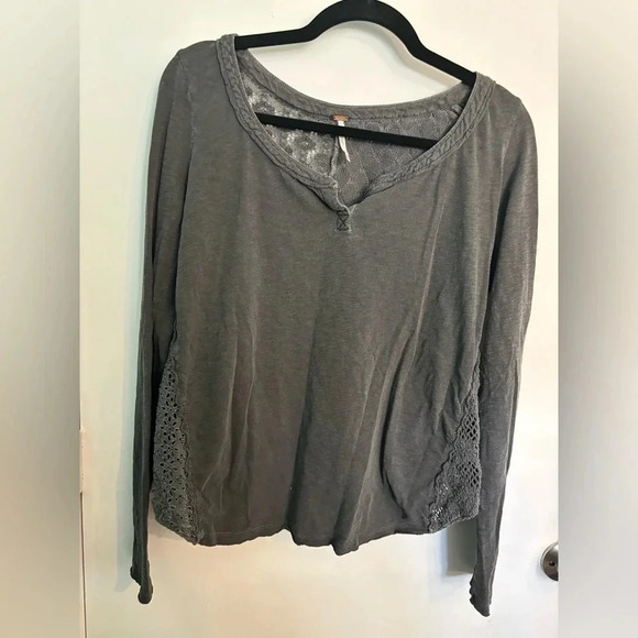 Gray free‎ people long sleeve size Medium - Picture 1 of 4